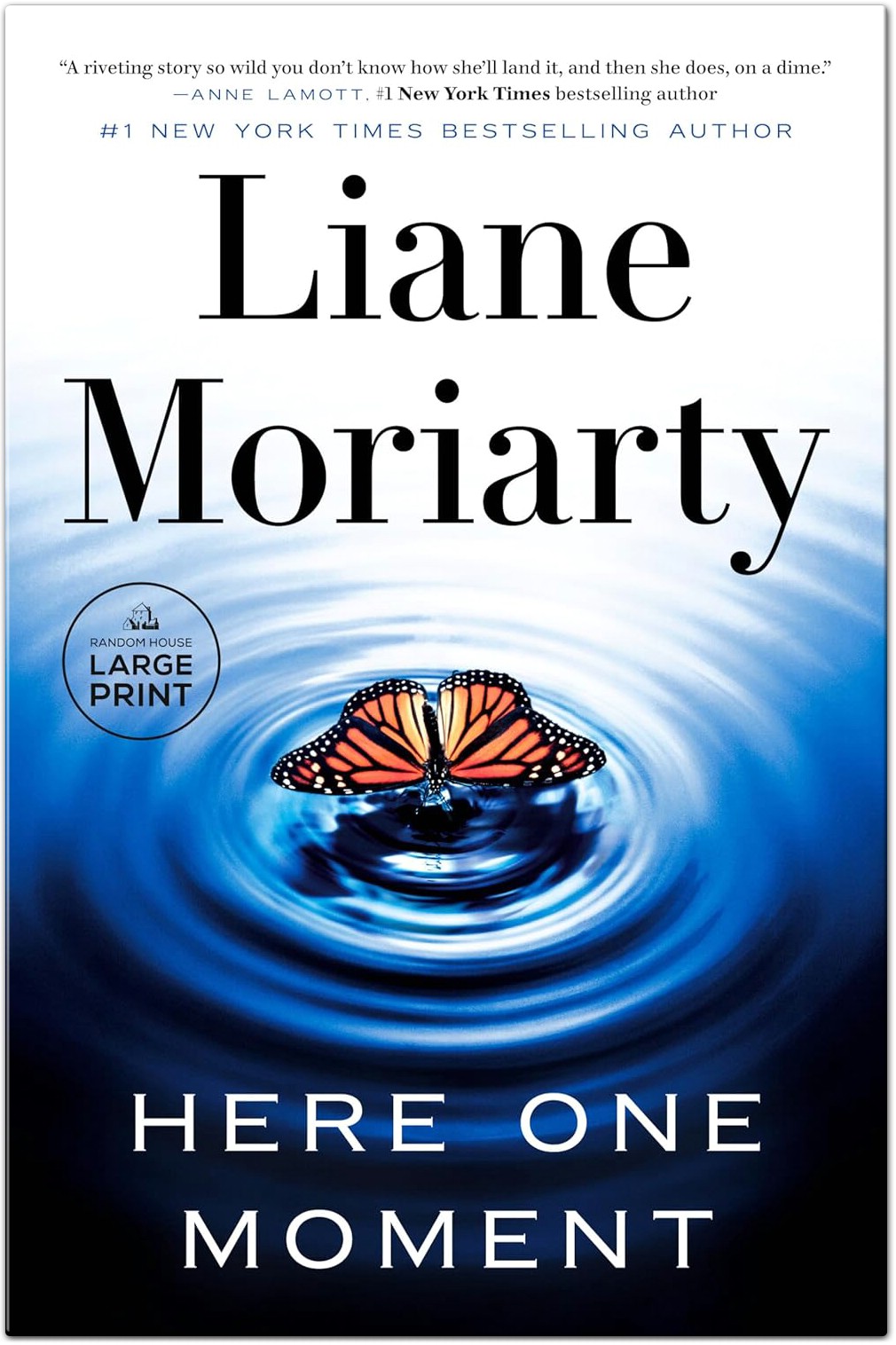 Here One Moment A Novel by Liane Moriarty