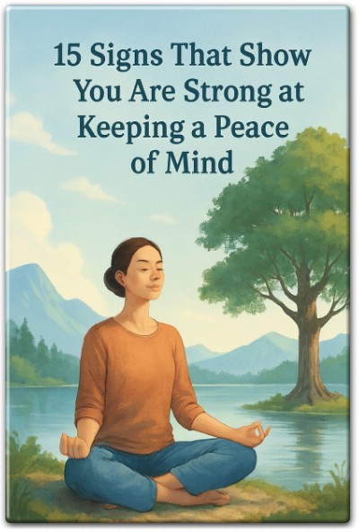 15 Signs That Show You Are Strong at Keeping a Peace of Mind  Boost Your Mental Well-Being