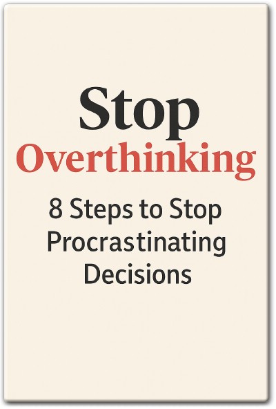Stop Overthinking: 8 Steps to Stop Procrastinating Decisions